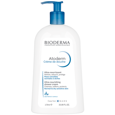 Bioderma Creme Banho UltraNutrição Pele Sensivel Seca      1 lt 1 lt