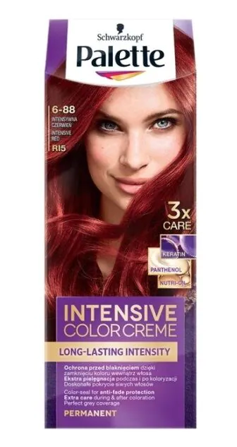 Palette Intensive Color Creme farba RI5 Intensywna Czerwień