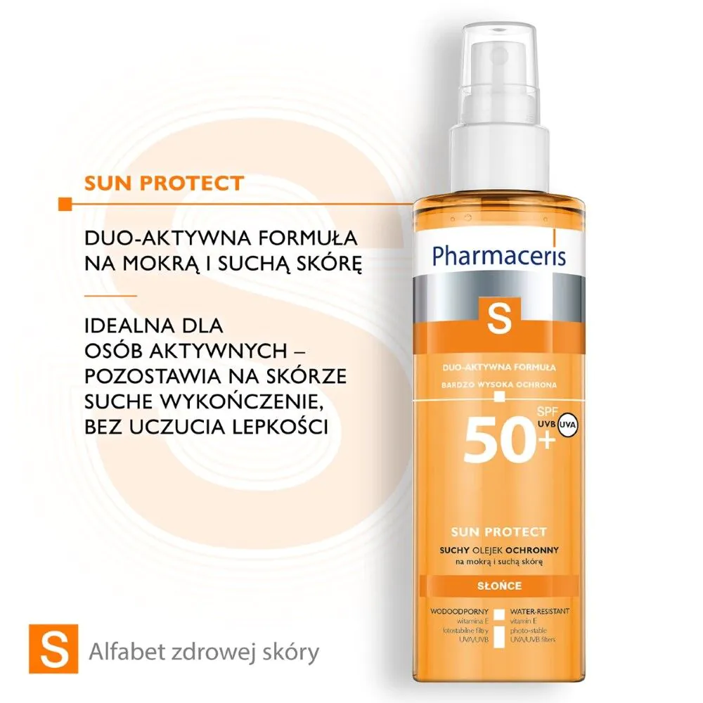 Pharmaceris S Suchy olejek ochronny do ciała SPF50+