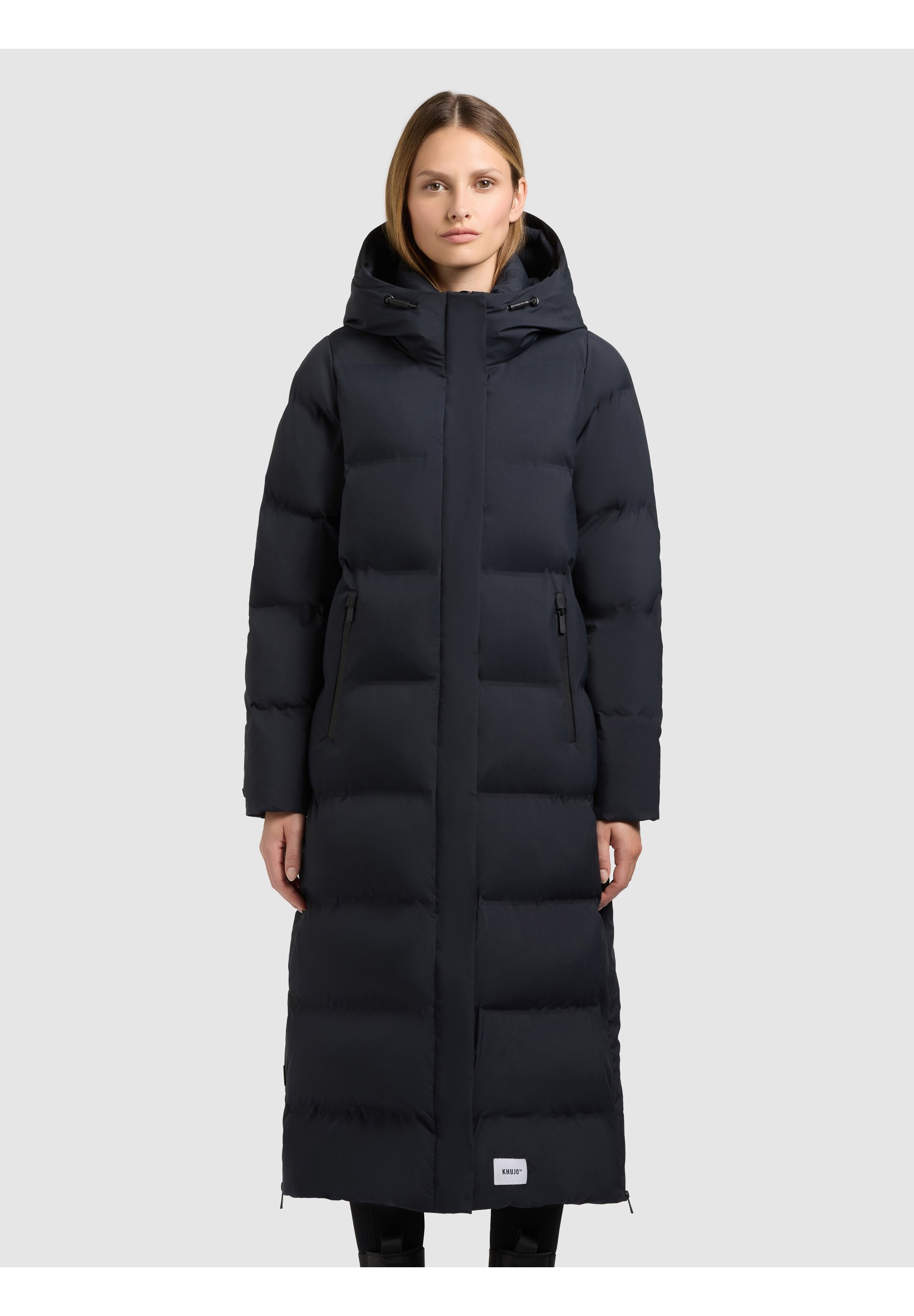 khujo MAYLA3 - Winterjas - port blauw