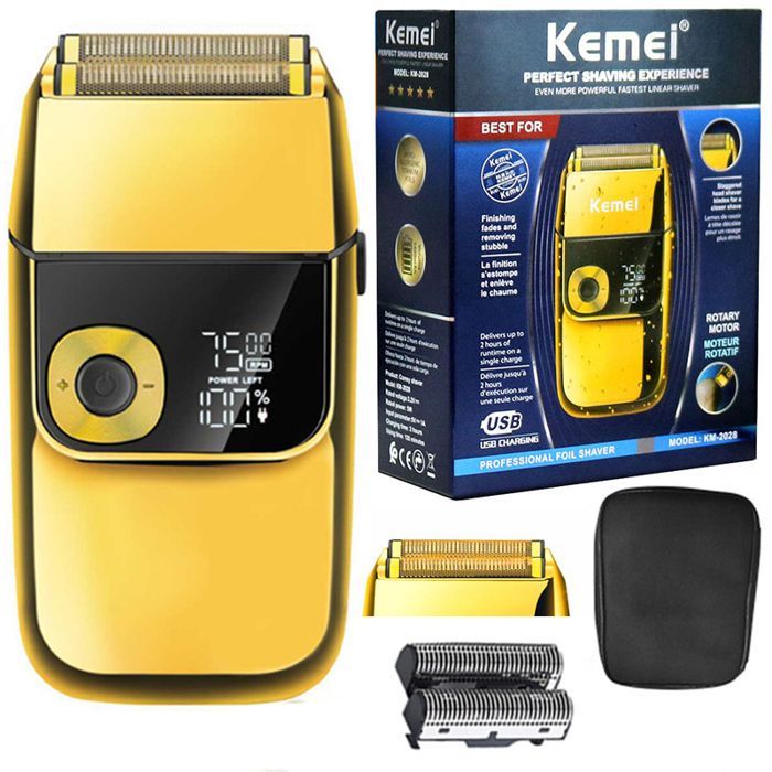 COZY - RASOIR ELECTRIQUE - Rasoir professionnel barbe cheveux 2028, rechargeable, pour hommes, avec tête de coupe