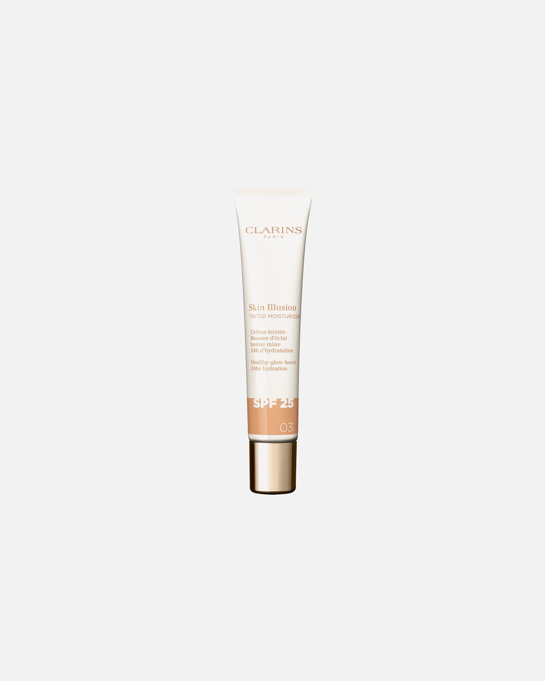 „Clarins BB Cream Skin Illusion“ tonuotas drėkiklis su SPF 25, 40 ml