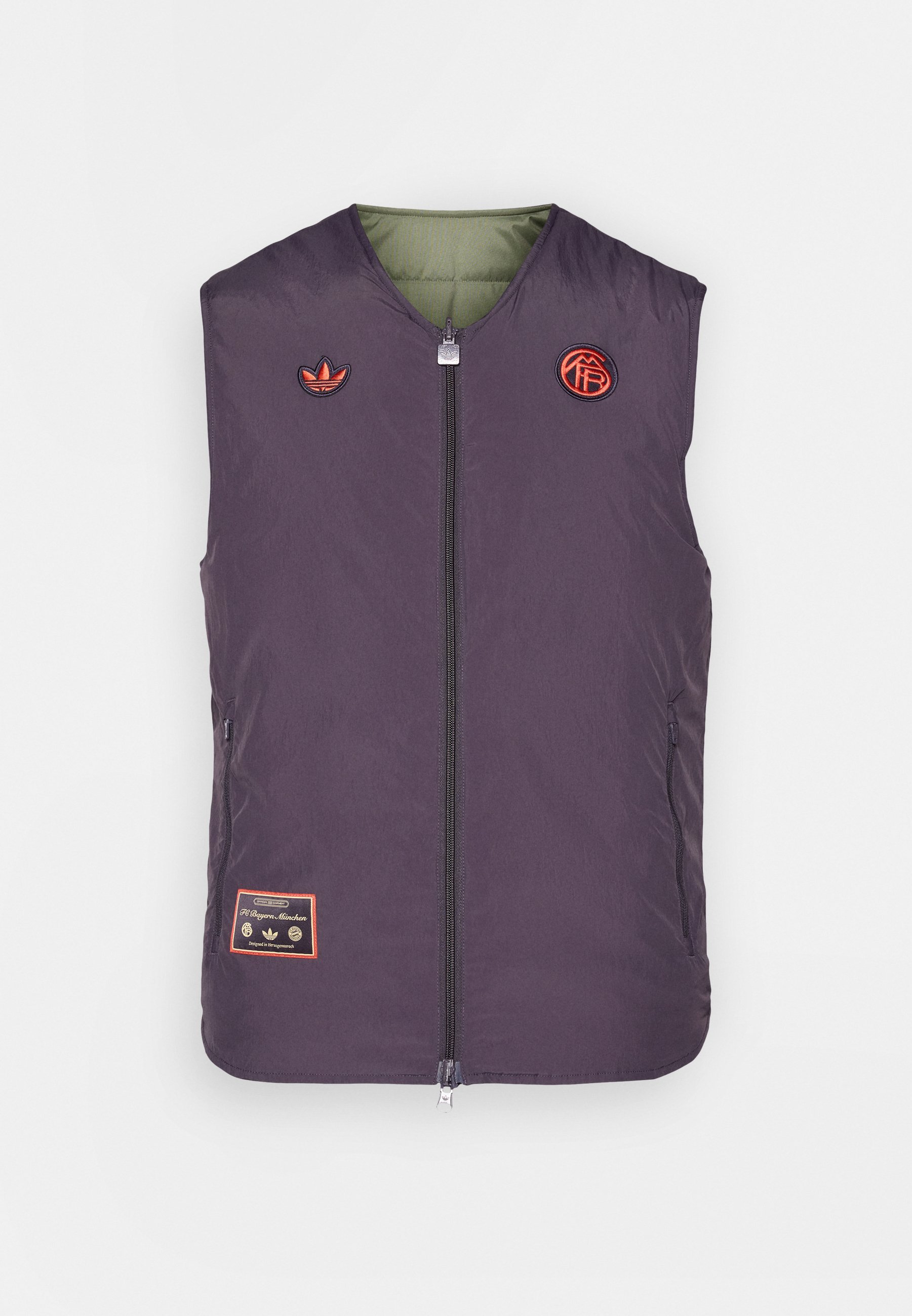 adidas Originals FC BAYERN MUNICH ICON VESTE - Gilet - noir aurore/vert de base