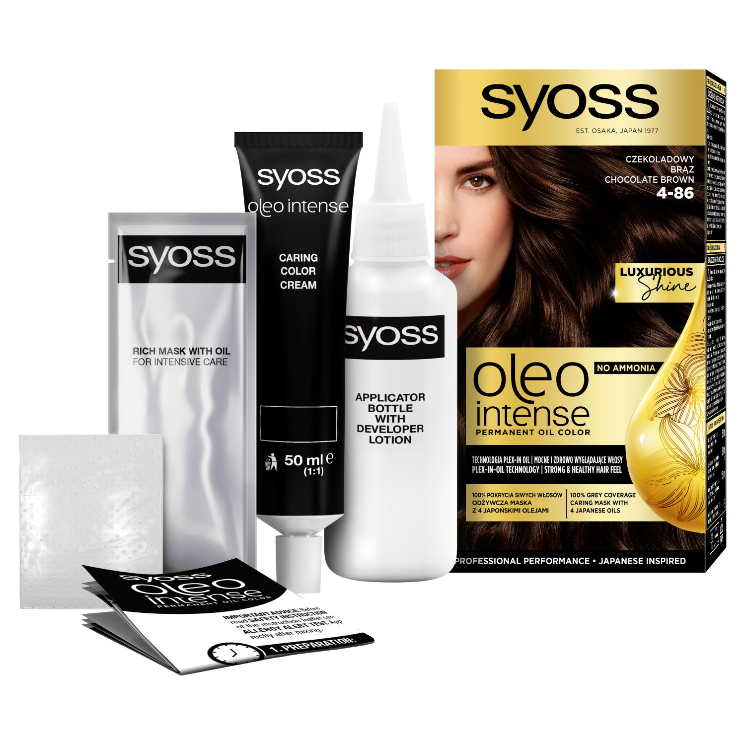 Syoss matu krāsa 7-10 dabīgi blonda Oleo Intense