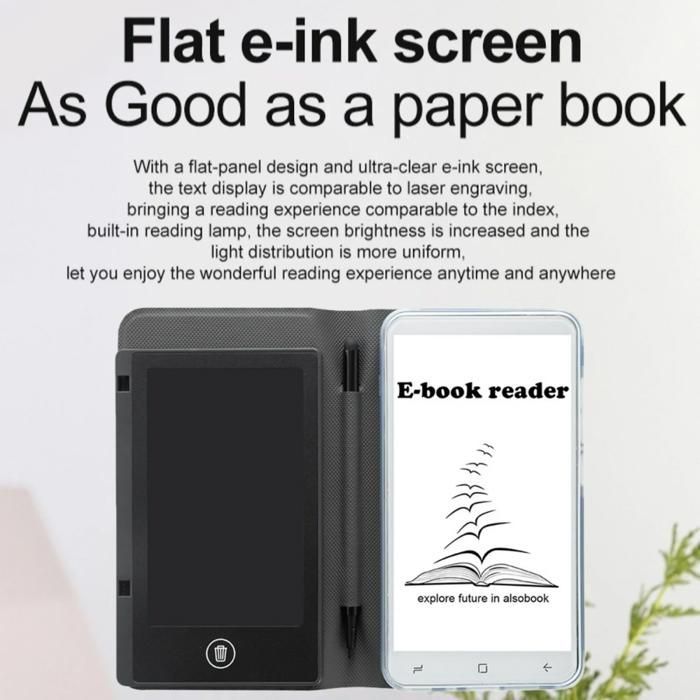 E-reader, 16 GB, schermo E Ink da 5 pollici, funzionalità di scrittura a mano, per leggere libri, portatile, blu