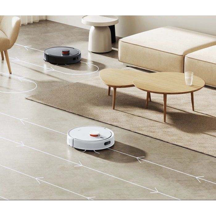 Aspirateur robot  - Xiaomi Robot Vacuum S20 EU Blanc - Puissance d'aspiration de 5 000 Pa - Bac à poussière de 400 mL