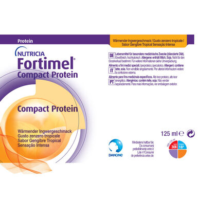 Fortimel Fortimel Compact Protein Tropisk Ingefær 4 x 125 ml 4 x 125 ml