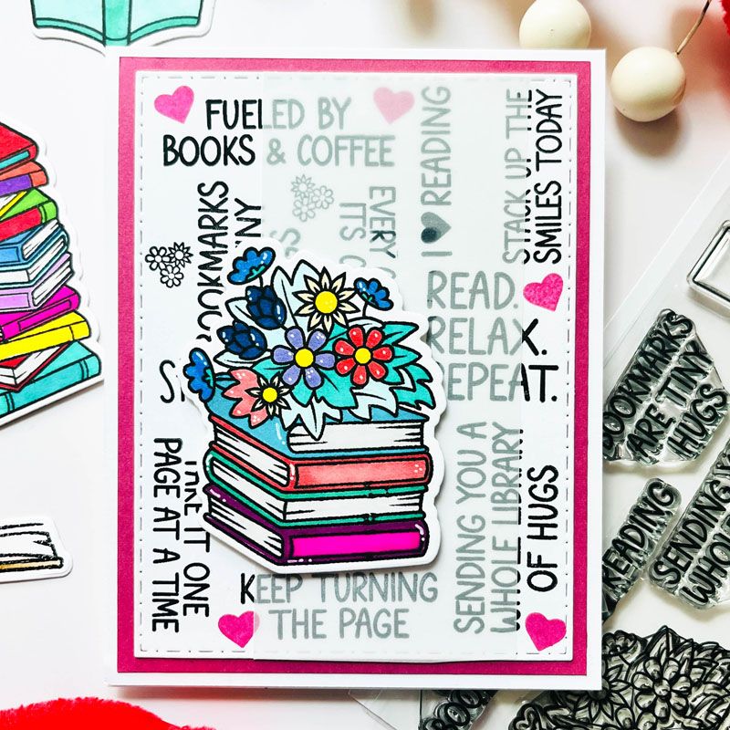 Book Sayings Clear Stamps Set of 16