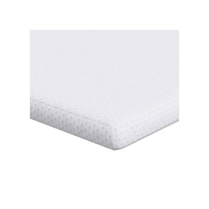 Cubrecolchón de espuma - vidaXL - 160x200 cm - Blanco - Tejido jacquard - Espuma de poliuretano - Refuerzo perimetral - Fácil mantenimiento