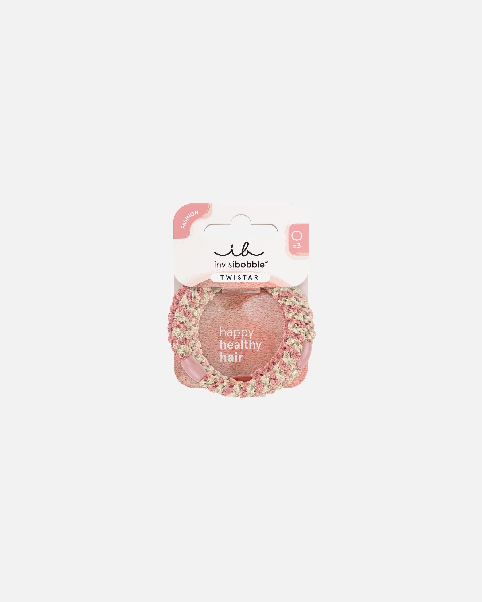 Invisibobble matu saite Clipstar Twistar Blush bizes - 1 gab.