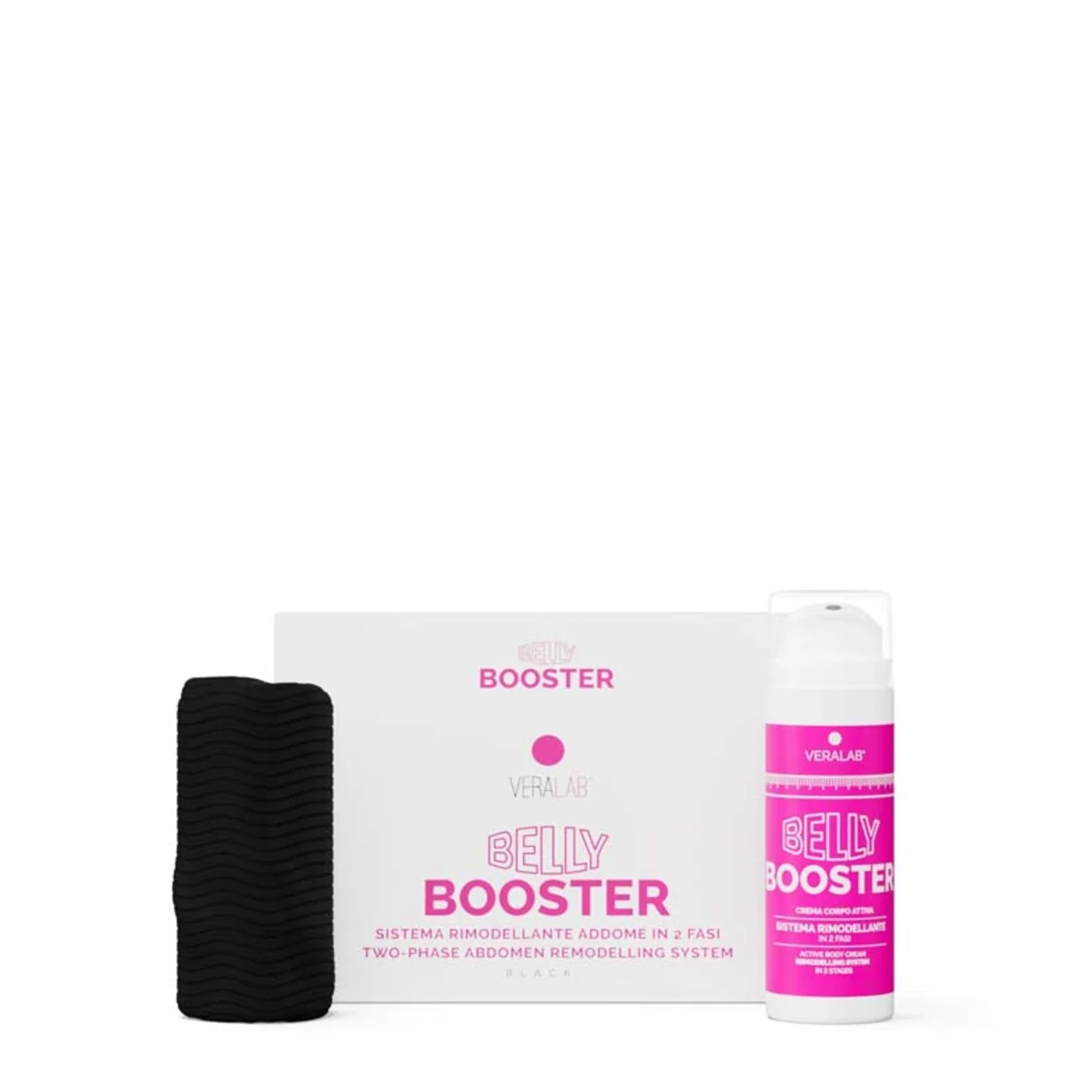 Drenanti Corpo Belly Booster Nero - Cofanetto Corpo, Crema corpo rimodellante