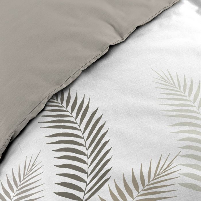 Housse de couette 260 x 240 cm + 2 taies – Coton 57 fils – Goyave