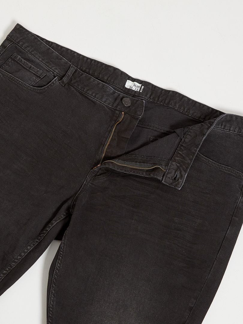 Pantalones vaqueros ajustados L32 - NEGRO