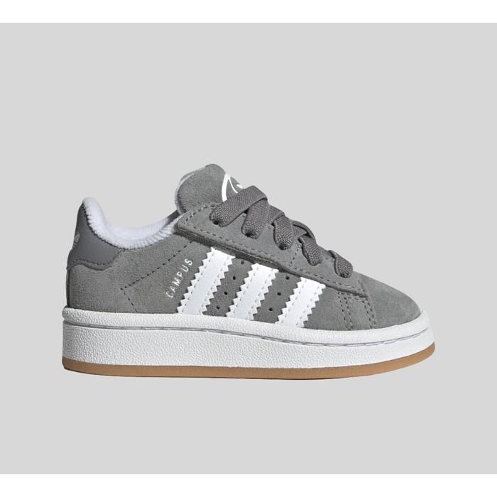 Chaussures pour Bébé - ADIDAS - Campus 00S Cf El I - Gris - Scratch - Plat