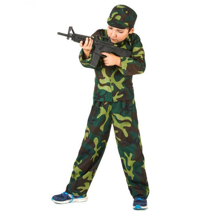 Déguisement - Déguisement militaire camouflage garçon