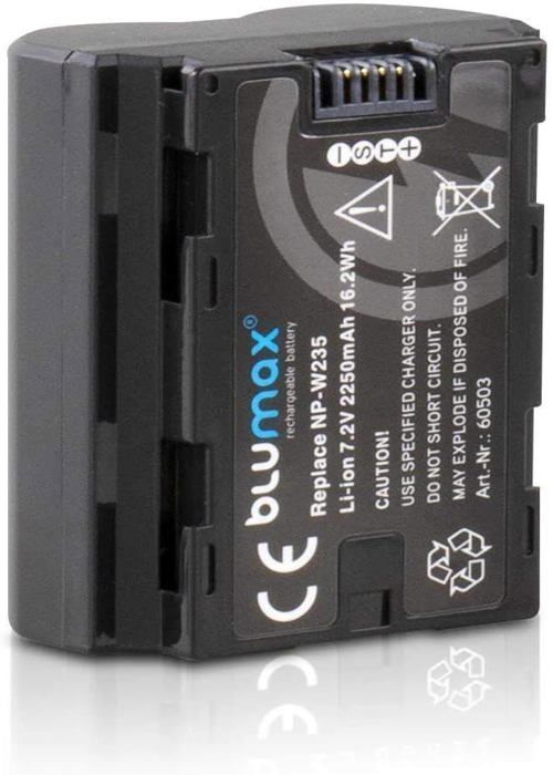 Batteria di ricambio per Fujifilm NP-W235-2250 mAh - Compatibile con Fujifilm X-T4
