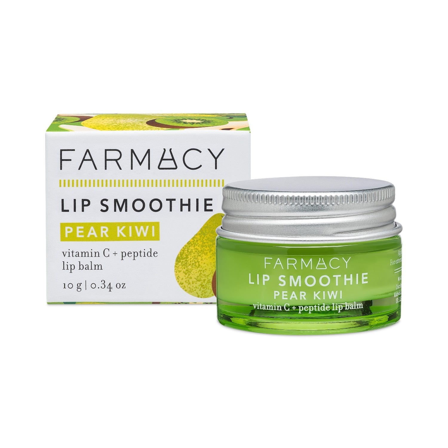 APTIEKA Lūpu balzams Lūpu smūtijs Birne Kiwi C vitamīns + peptīds - 10 ml