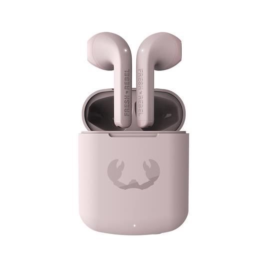 Fones de ouvido True Wireless - FRESH'N REBEL - Twins Core - Rosa Fumê - 30h de duração da bateria - Assistente de voz