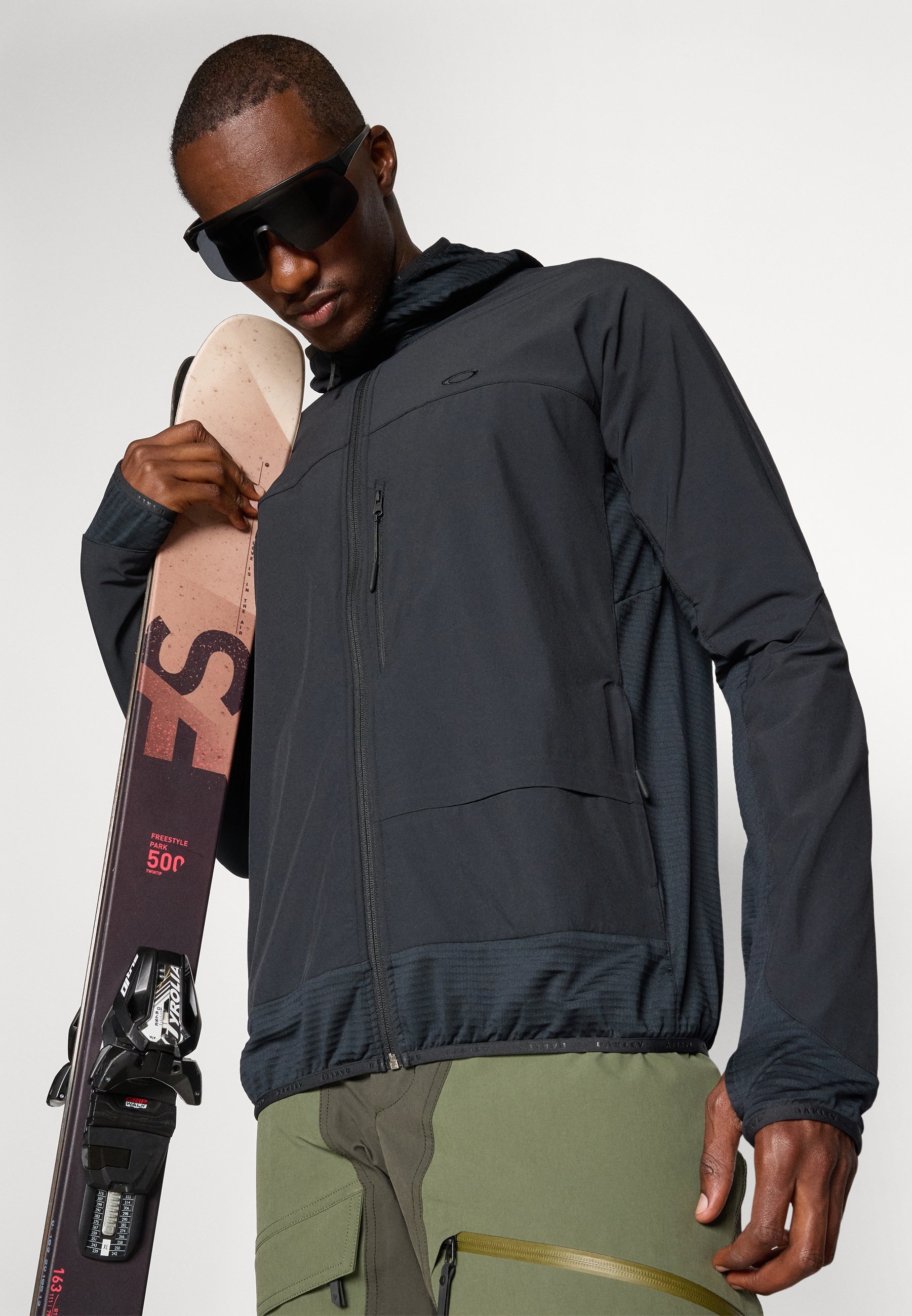 Oakley BOWLS Kapuzenjacke mit durchgehendem Reißverschluss – Outdoorjacke – verdunkelnd