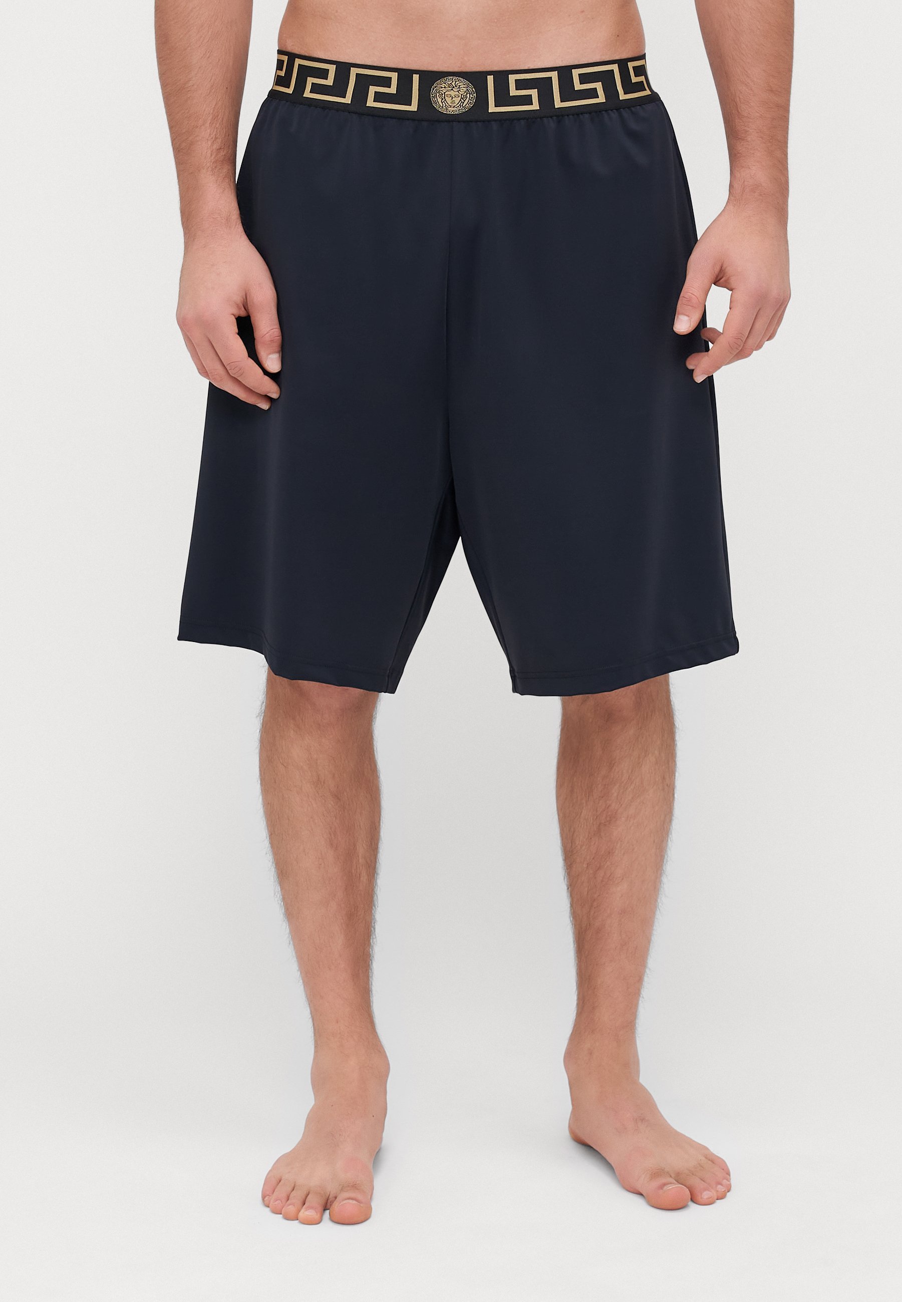 Pantaloncini da bagno Versace VITA NUOVO LOGO - Pantaloncini da bagno - nero/oro
