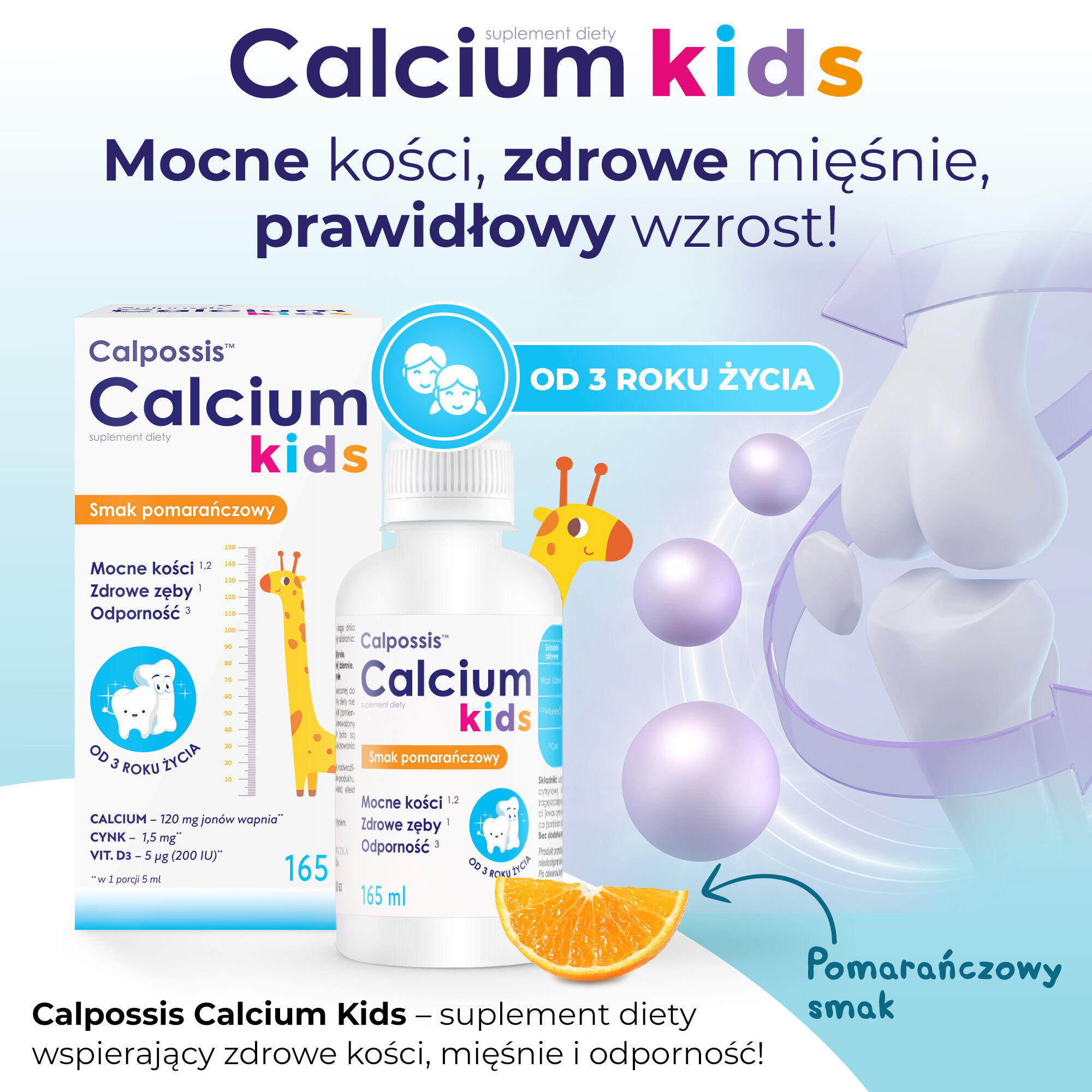 Komplet prve pomoči za otroke Calpossis Calcium