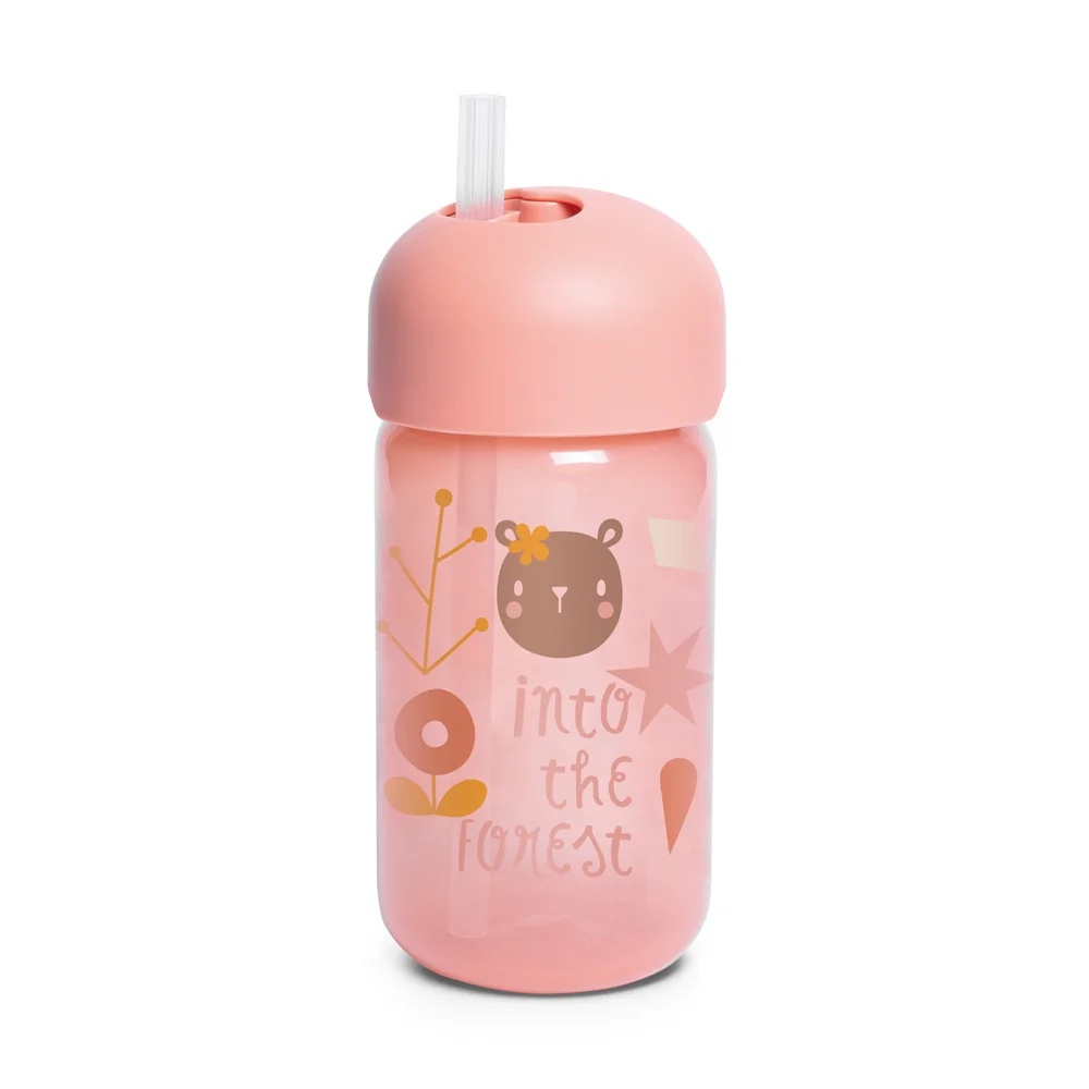 SUAVINEX Suavinex Into The Forest Cup +18 meses rosa com canudo