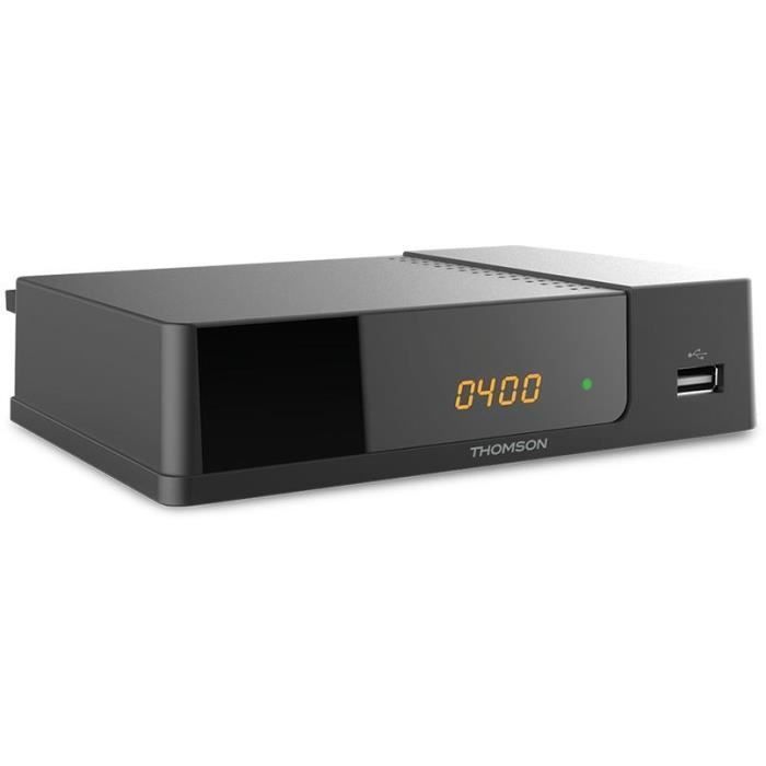 Decoder televisivo digitale terrestre THOMSON THT 709 Full HD DVB-T2 - Compatibile con HEVC265 - Ricevitore/sintonizzatore TV con funzione di registrazione (HDMI, SCART,