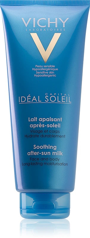 „Vichy Capital Soleil Idéal Soleil“ raminamasis losjonas po saulės jautriai odai