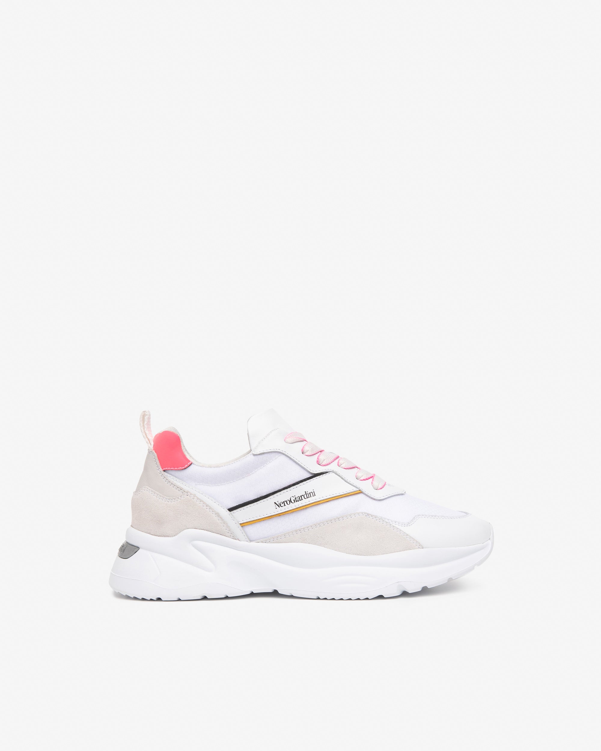  Damen-Sneaker aus Leder und Wildleder
