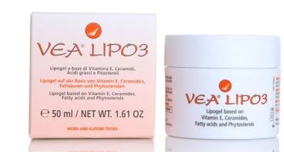 Crème hydratante adoucissante VEA Vea Lipo3 pour soulager la sécheresse et les irritations