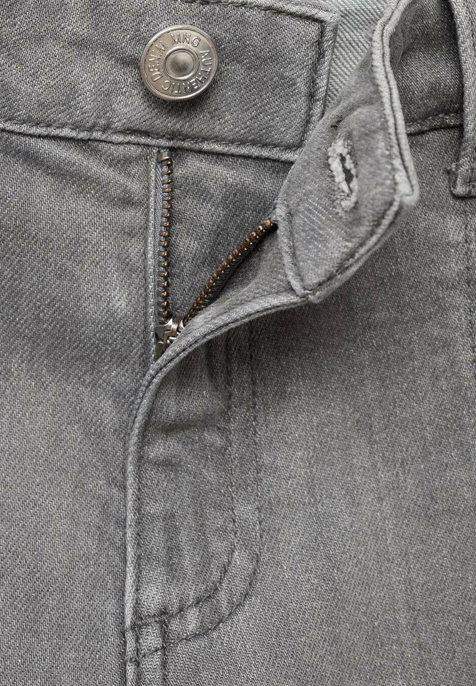 Mango Kids TEEN - Zvonové džínsy - sivý denim