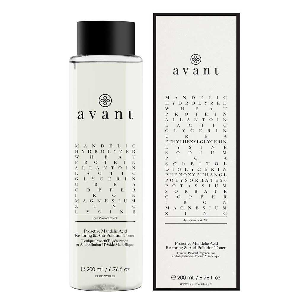 Avant Skincare Tonique Proactif Régénération et Anti-pollution à l'Acide Mandélique