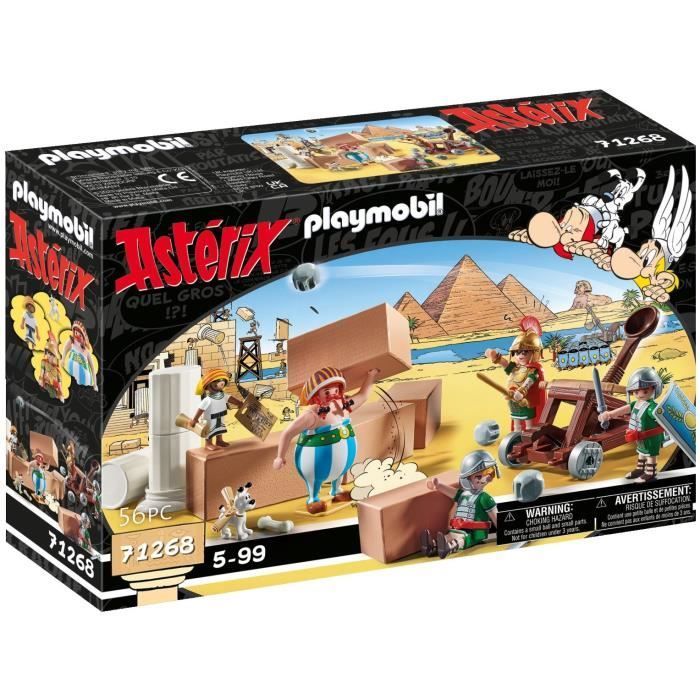 PLAYMOBIL 71268 Numerobis e a Batalha do Palácio, Cerco dos Romanos, 56 peças, Asterix