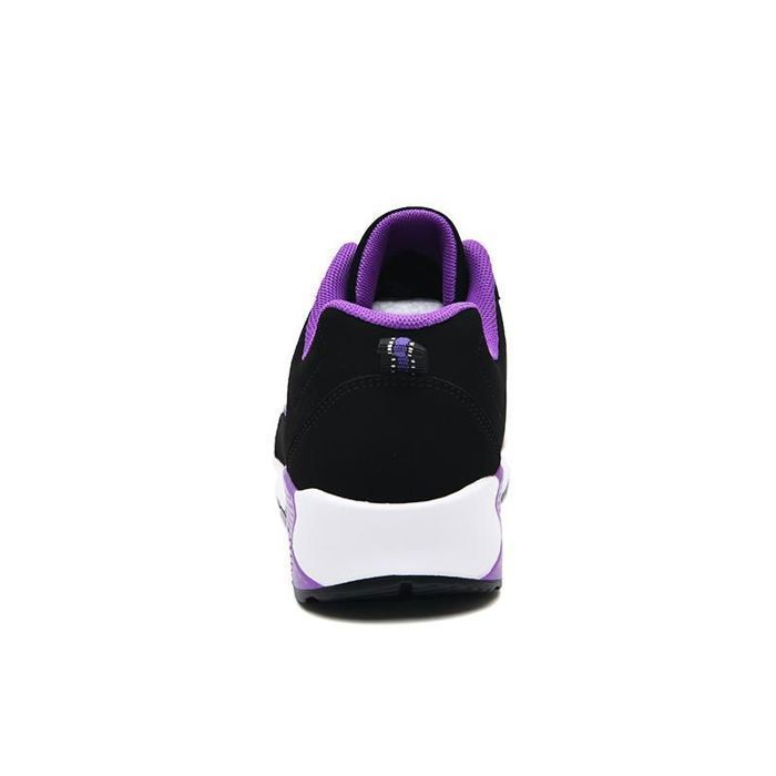CHAUSSURES DE RUNNING Femme - HENRVIEG - Respirant et Léger - Confortable Air Antidérapant Basket - Noir Violet