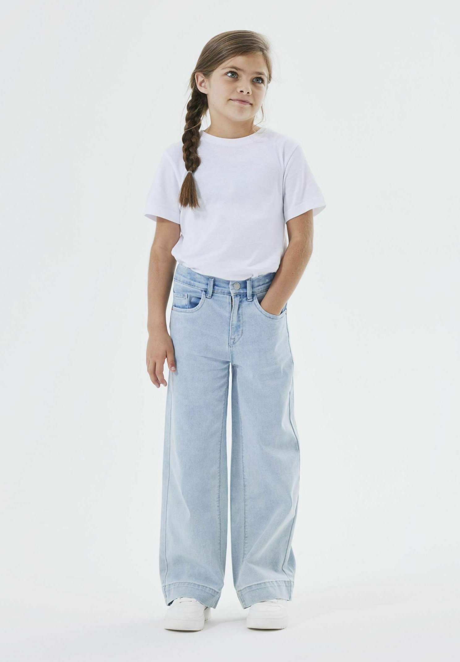 NKFROSE HW WIDE ON - Džíny Relaxed Fit - blue denim
