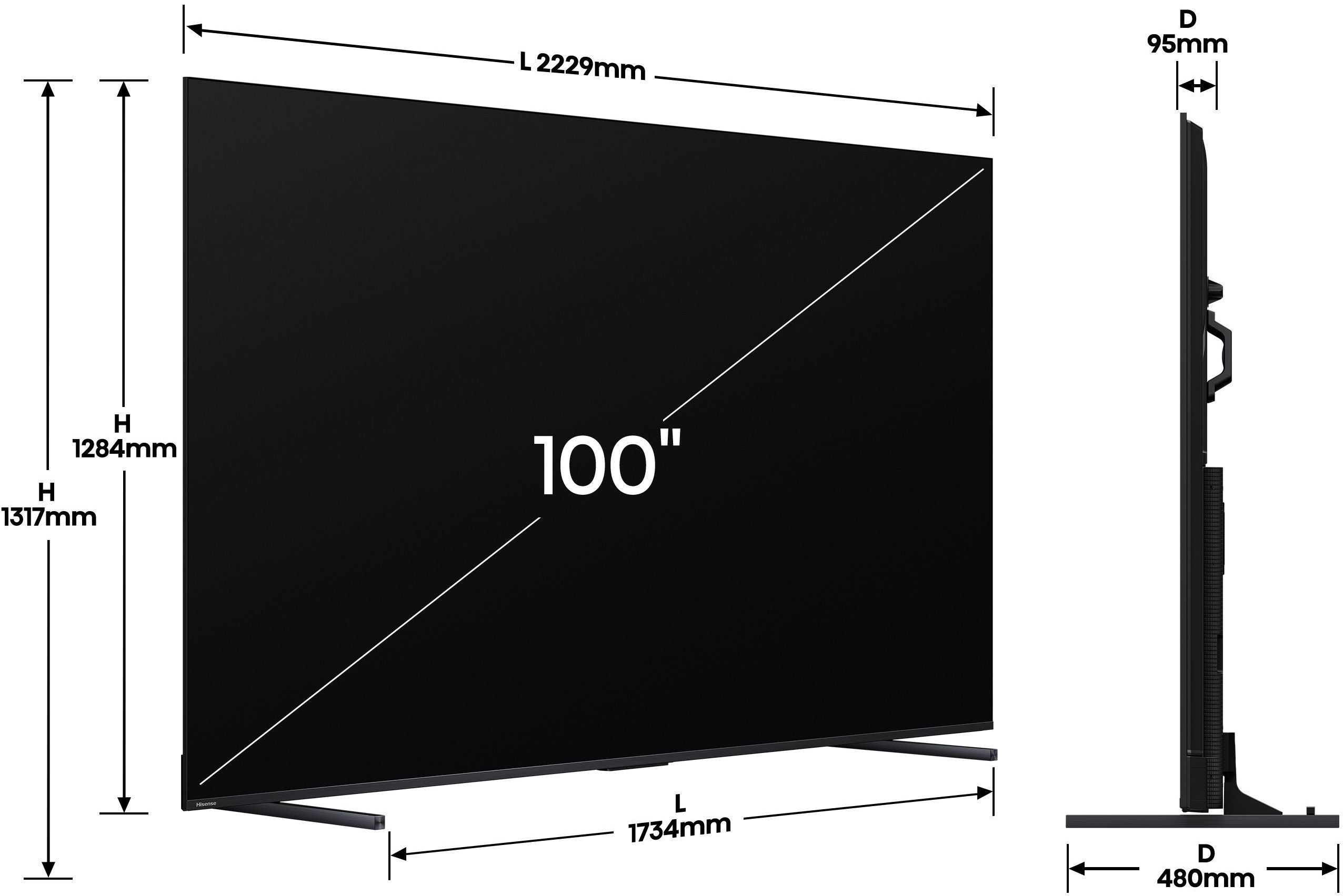 Hisense 100E7Q Pro - TV QLED da 100