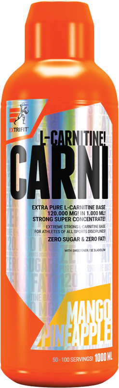 Extrifit Carni L-Carnitina 120.000 mg suplemento alimentar para atletas