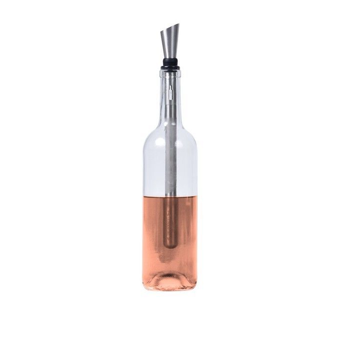 Durandal Magic Chiller® | Stainless steel express wine cooler with pouring spout and aerator, chills your wines without diluting them