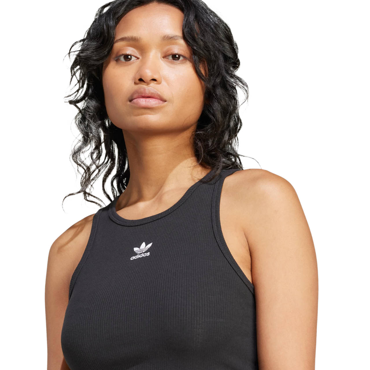 adidas Essentials ребраста мајица без рукава