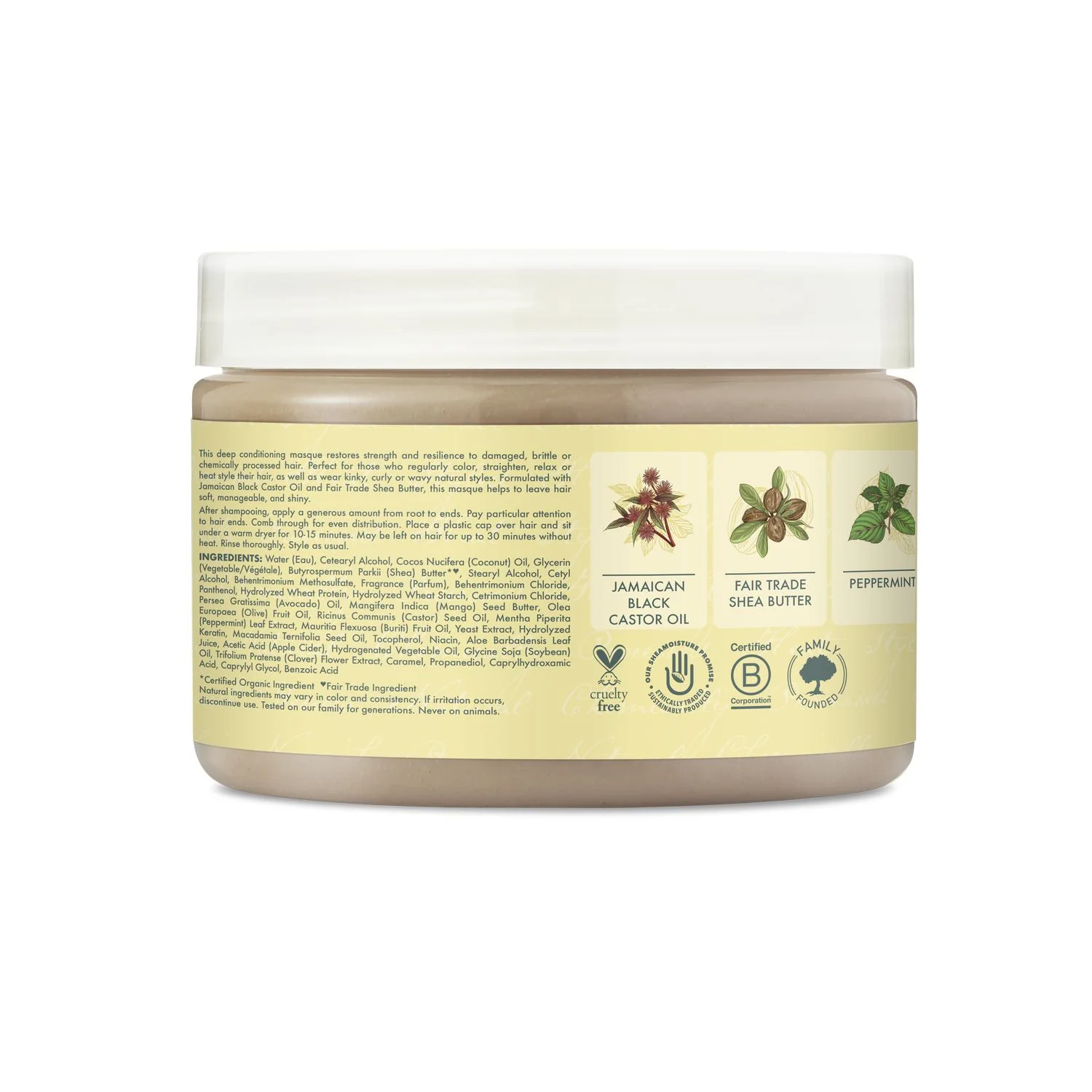 Jamaican Black Castor Oil Strengthen & Restore Treatment Masque - Maschera Riparatrice Capelli