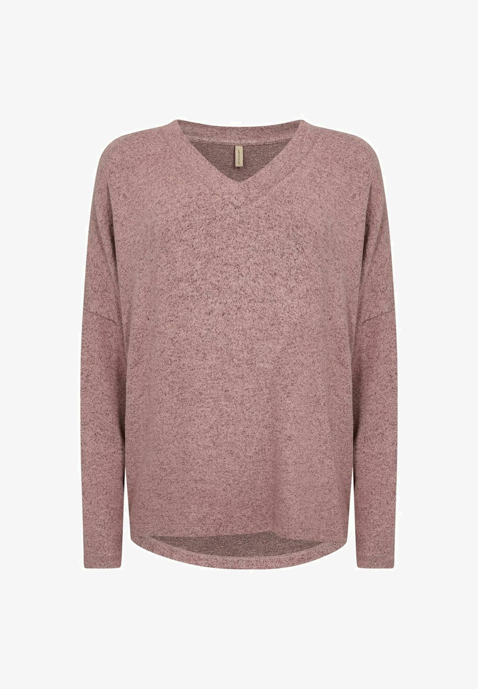 Top a maniche lunghe Soyaconcept - melange rosa bosco