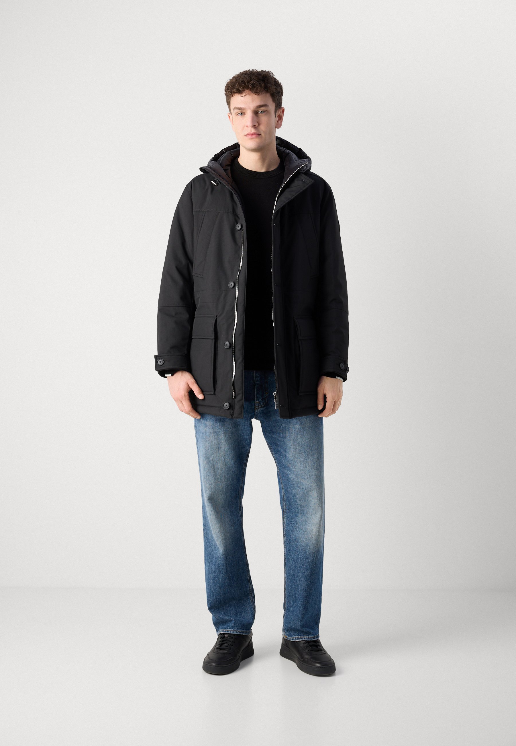 BOSS DETONI - Parka - juoda