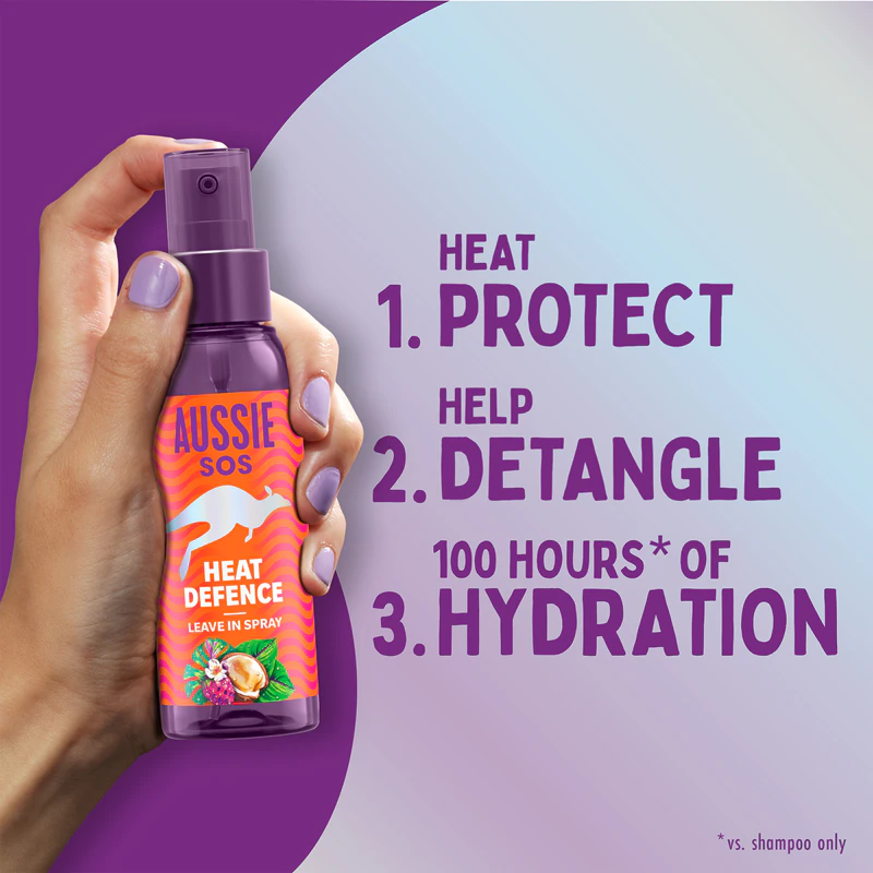 Conjunto inovador de hidratação capilar Aussie SOS Sooth & Hydrate