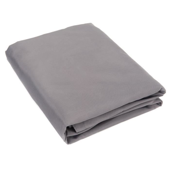 Toldo de sombra impermeable y resistente a los rayos UV para jardín o patio - XICHAO - Rectangular - Gris - 3x5m