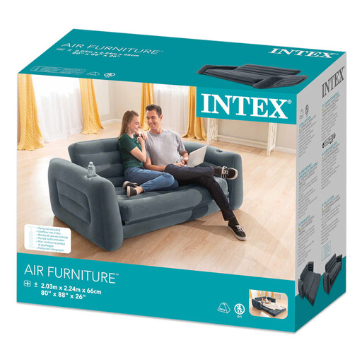 Sofá Cama Hinchable 2 En 1 Intex
