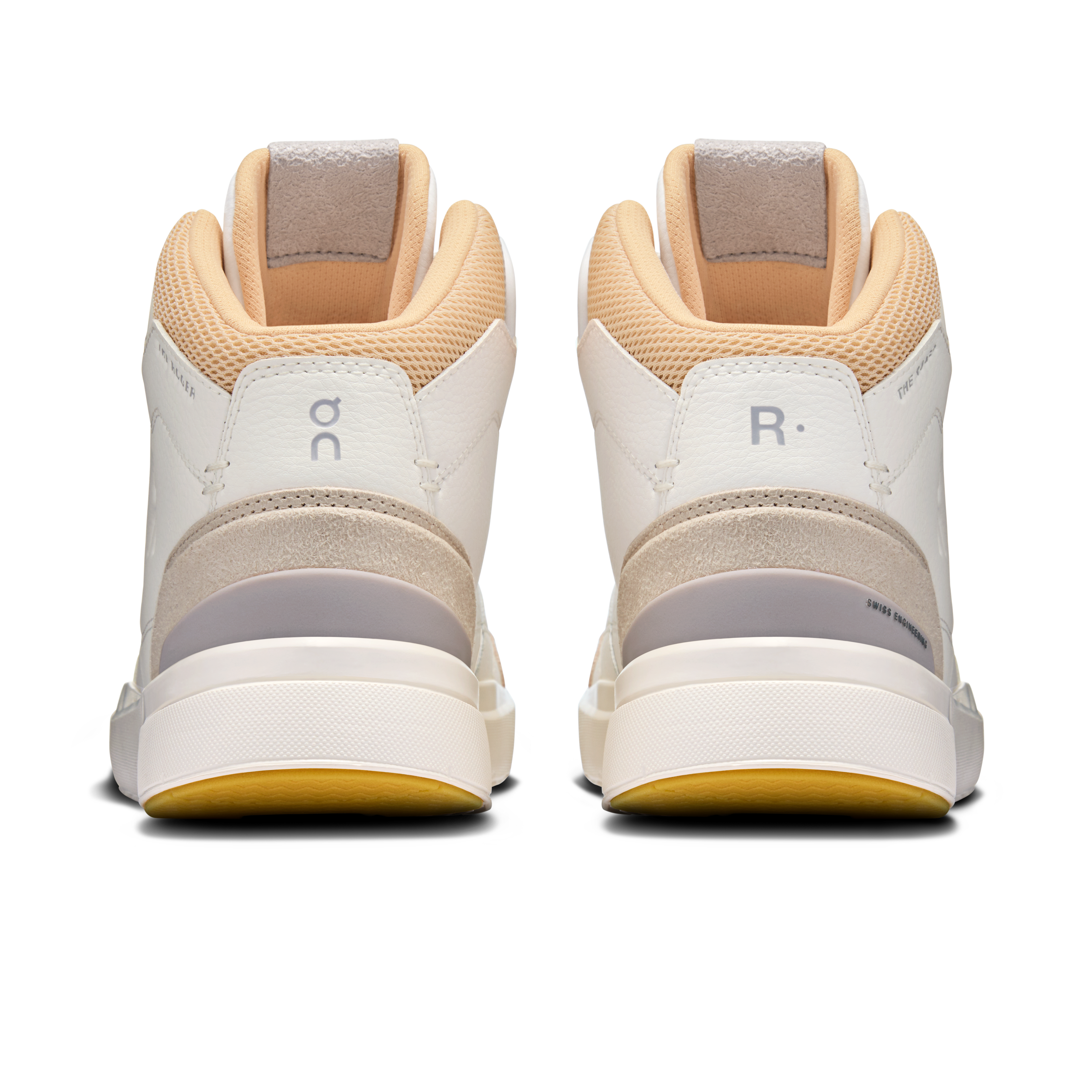 On Chaussures pour femmes THE ROGER Clubhouse Mid White | Blonde