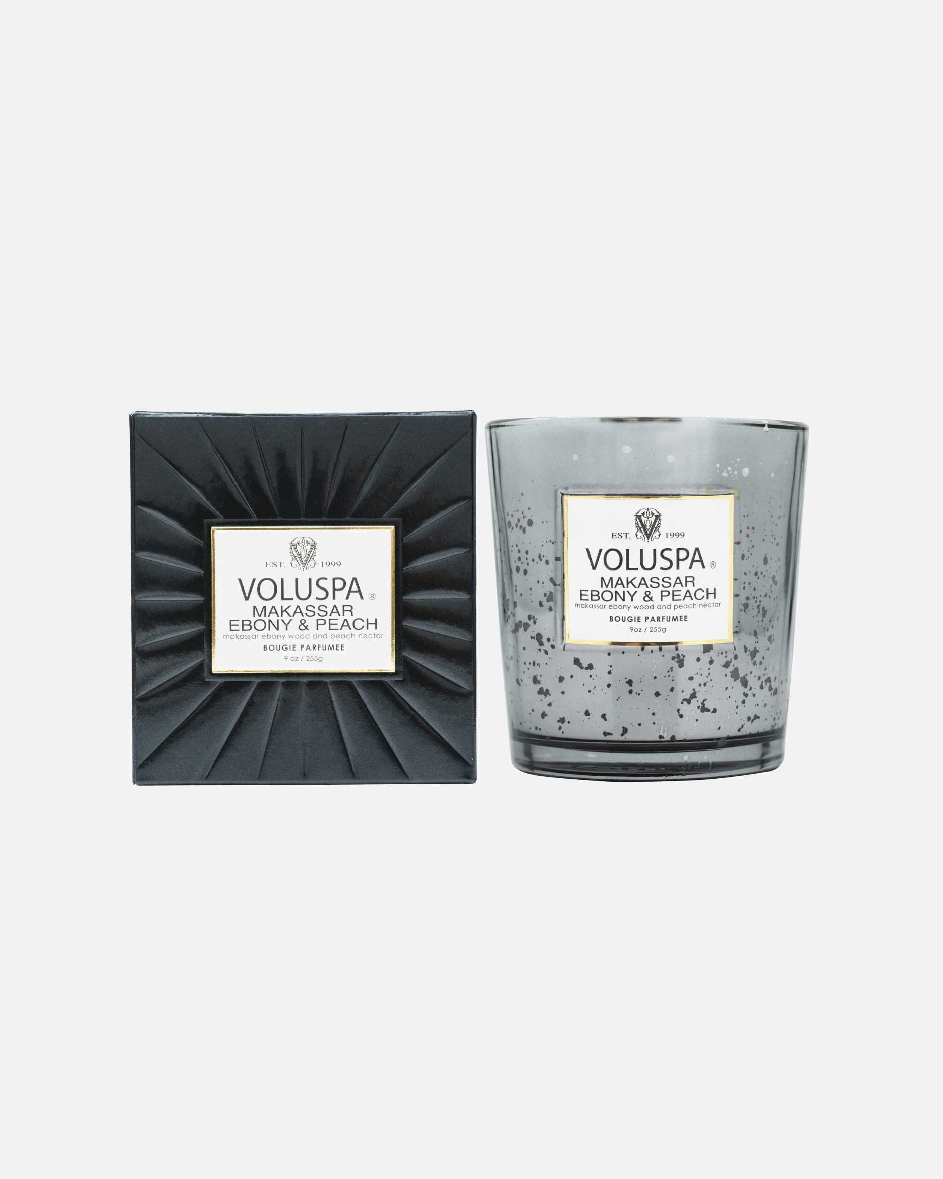 VOLUSPA Makassar Ebony 9oz Classic Speckle