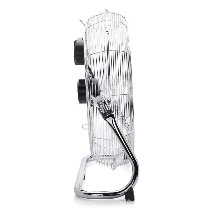Ventilador de chão metálico TRISTAR VE-5885 Ø50 cm - 140 watts - 3 velocidades - Inclinável - Cinza