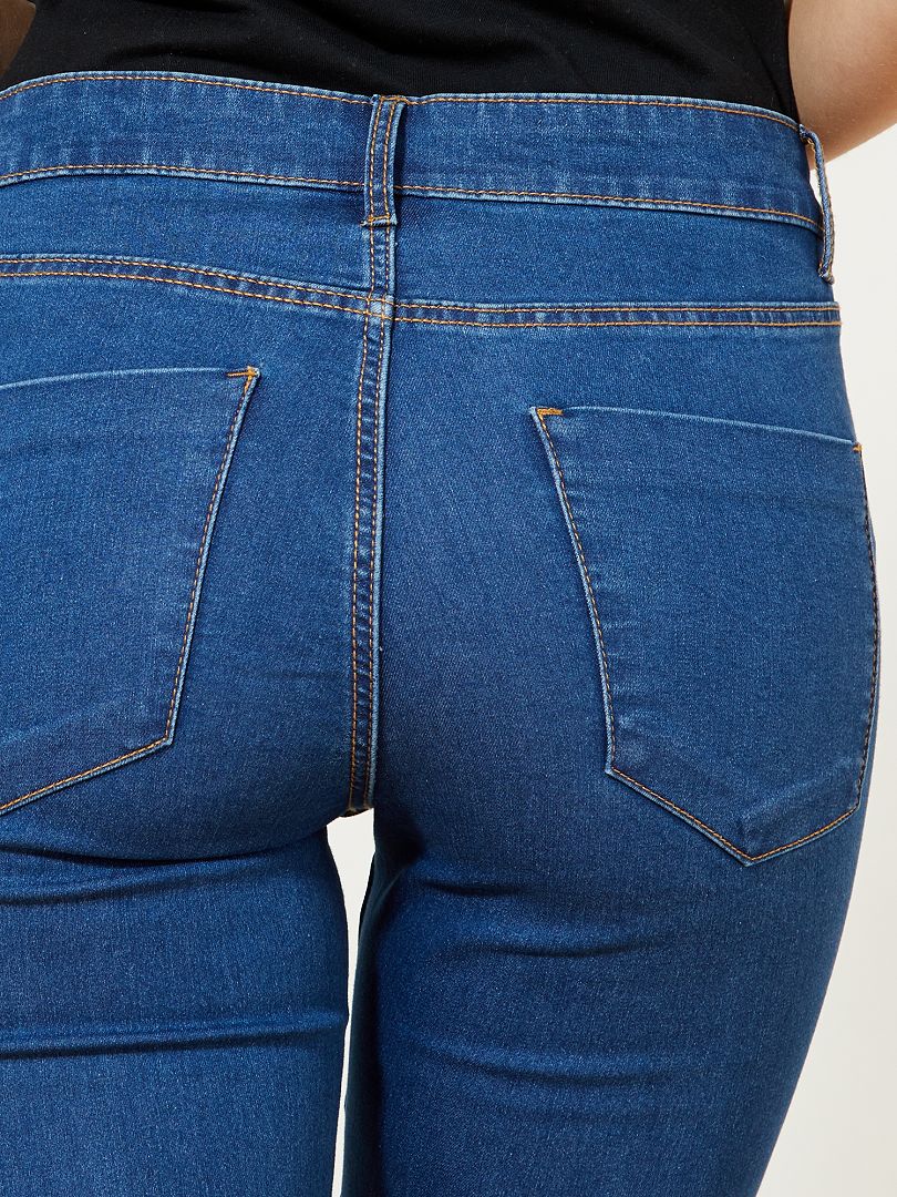 Calça Jeans Skinny Stretch - Cor Pedra