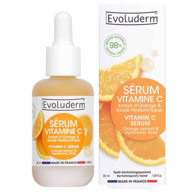 Evoluderm C-vitamiini appelsiiniuute tiivistetty elvyttävä ja kirkastava seerumi 30 ml